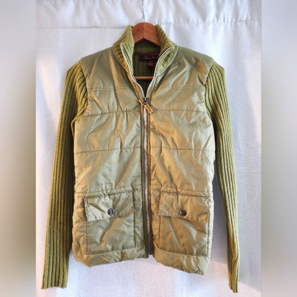 Zip front jacket/sweater
